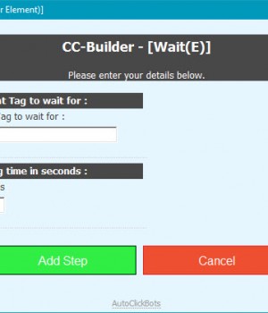 CC-Builder / Wait(For Element)
